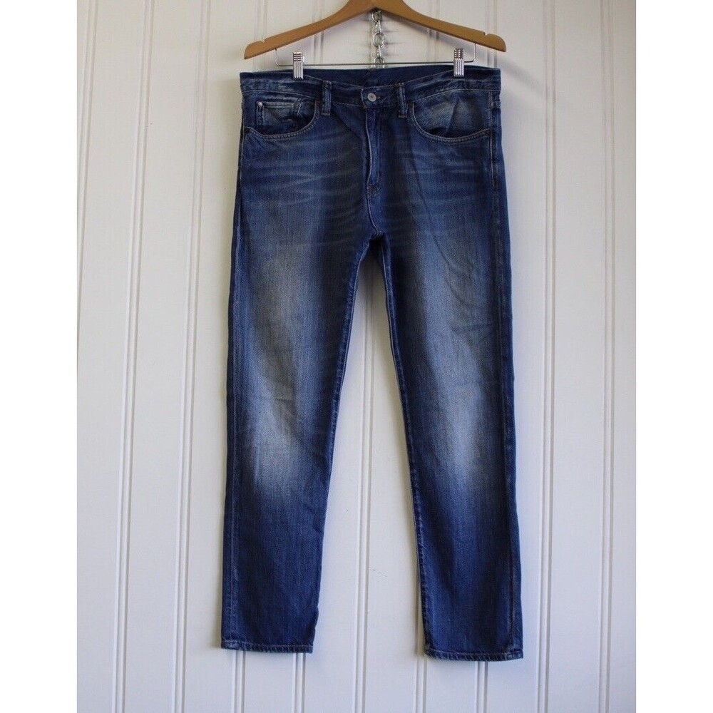 Denim & Supply Ralph Lauren Boyfriend Distressed Destroyed Vintage Jeans 35 X 29